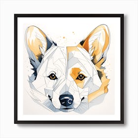 Corgi 20 Art Print