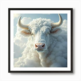 Cow In The Clouds Poster