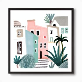 Houses Art Print