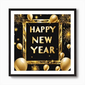 Happy New Year 20 Art Print