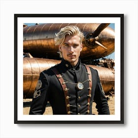 Steampunk Man 1 Art Print