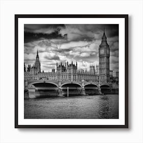 London Westminster Square Art Print