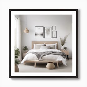 Modern Bedroom Art Print