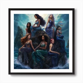 La Isla de las Sirenas Enchatia Art Print