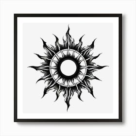 blackSun Art Print