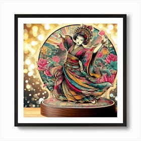 Japan Geisha Visual 65 Art Print