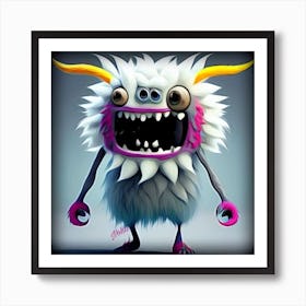 Scary creature  Art Print