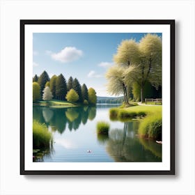 Lily Pond 13 Art Print