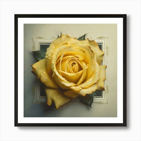 Yellow Rose 1 Art Print