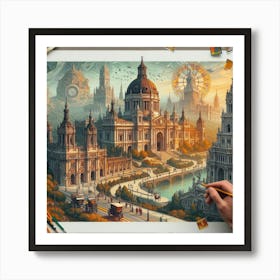 Cityscape 2 Art Print