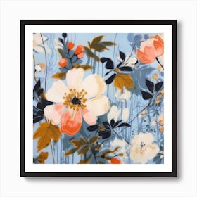 Flowers Of Grace 6 Art Print