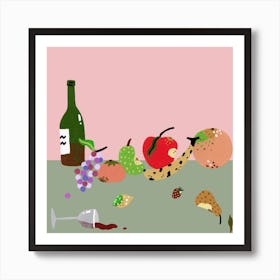 Still Life 2020 Square Art Print