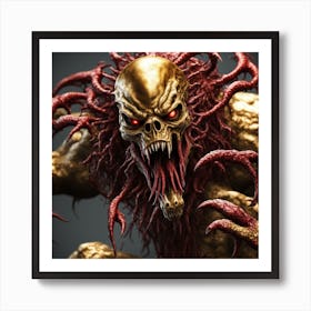 Satanic Demon Art Print