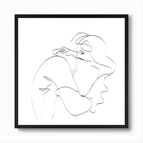 Lovers Art Print