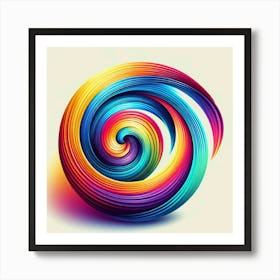 Abstract Spiral 2 Art Print