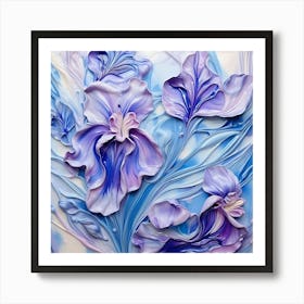 Irises 13 Art Print