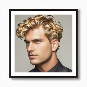 Blond Hair Male Blonde Light Golden Color Style Hairstyle Texture Tresses Locks Mane St (1) Art Print