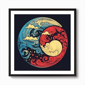 Yin Yang 22 Art Print