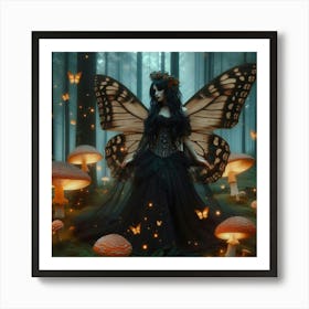 Fairy In The Forest 3 Art Print