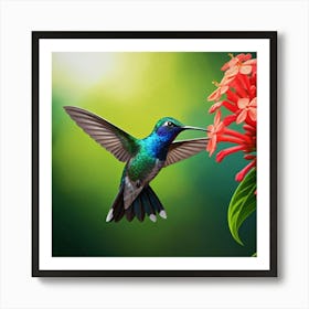 Hummingbird 4 Art Print