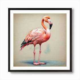 Flamingo 54 Art Print