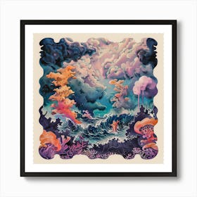 'The Ocean' 2 Art Print