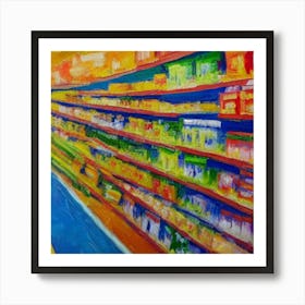 Groceries In A Supermarket Adeline Yeo Art Print