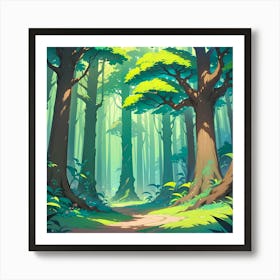 Forest Path 5 Art Print