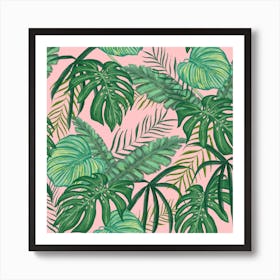 Tropical Leaves 1 Art Print