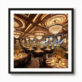 Banquet Hall 1 Art Print