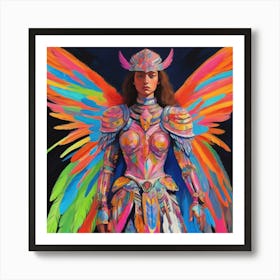 Angel Of The Rainbow Art Print