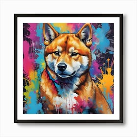 Shiba Inu 69 Art Print