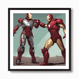 Iron Man And Avengers 1 Art Print