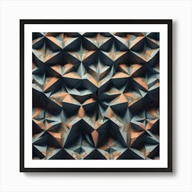 Abstract Geometric Pattern 16 Art Print