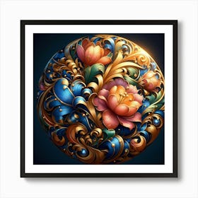 Floral Ornament Art Print