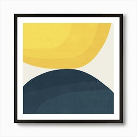 Colorful abstract shapes 1 1 Art Print