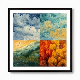 Autumn Trees 13 Art Print