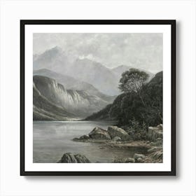 View Of The Loch Ryan Art Print