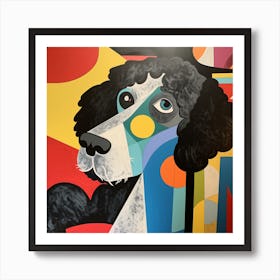 Abstract Dog 3 Art Print