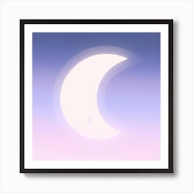Moon In The Sky Art Print