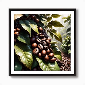 Coffee Beans On The Tree 14 Art Print