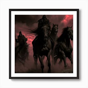 Dark Horsemen Art Print