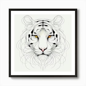 White Tiger 23 Art Print