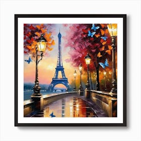 Paris At Night 4 Art Print