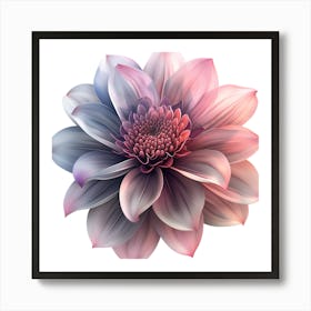 Dahlia Flower 2 Art Print