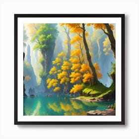 Fantasy Forest Art Print