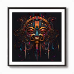 Aztec world Art Print