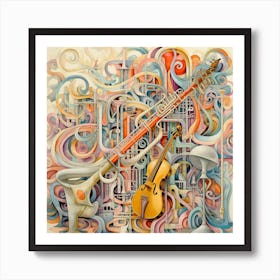 'Musical Instruments' Art Print