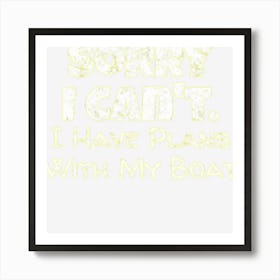 Funny Boating Boat Owner Gift Art Print