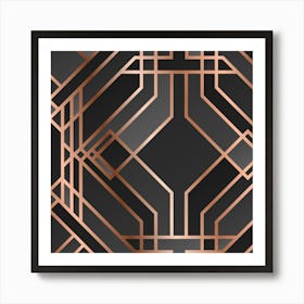 Art Deco Pattern 13 Art Print